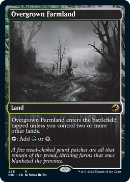 Overgrown Farmland [Innistrad: Double Feature] MTG Single Magic: The Gathering | Red Claw Gaming