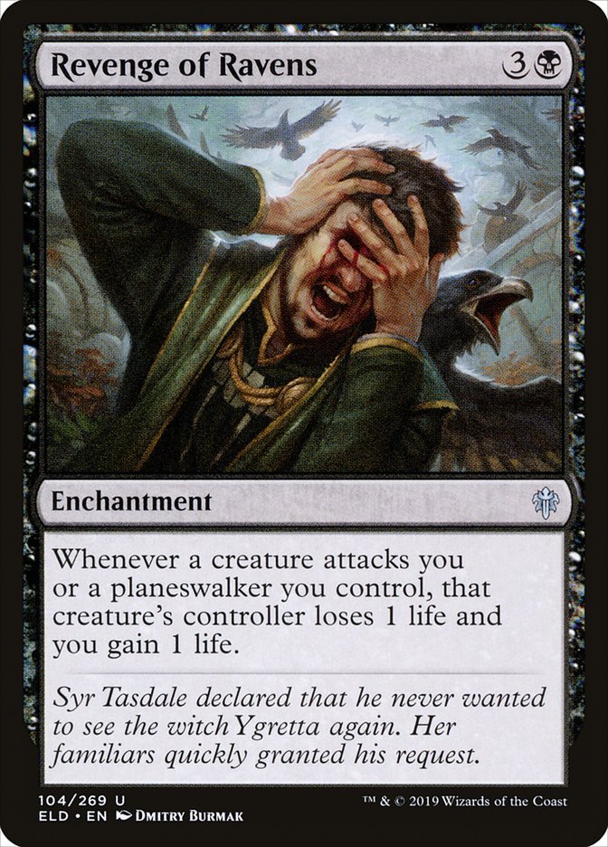 Revenge of Ravens [Throne of Eldraine] MTG Single Magic: The Gathering | Red Claw Gaming