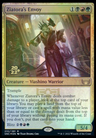 Ziatora's Envoy [Streets of New Capenna Prerelease Promos] MTG Single Magic: The Gathering | Red Claw Gaming