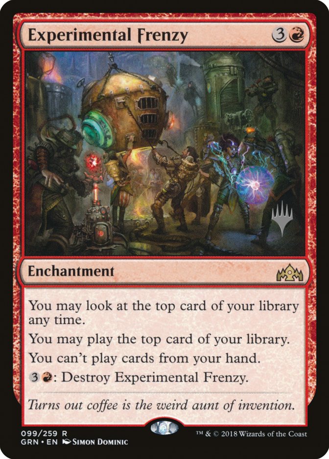 Experimental Frenzy (Promo Pack) [Guilds of Ravnica Promos] MTG Single Magic: The Gathering | Red Claw Gaming