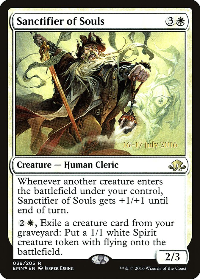Sanctifier of Souls [Eldritch Moon Prerelease Promos] MTG Single Magic: The Gathering | Red Claw Gaming
