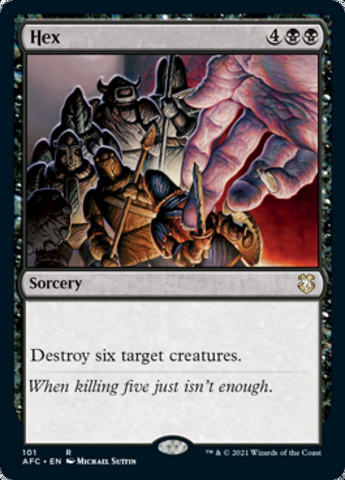 Hex [Dungeons & Dragons: Adventures in the Forgotten Realms Commander] MTG Single Magic: The Gathering | Red Claw Gaming