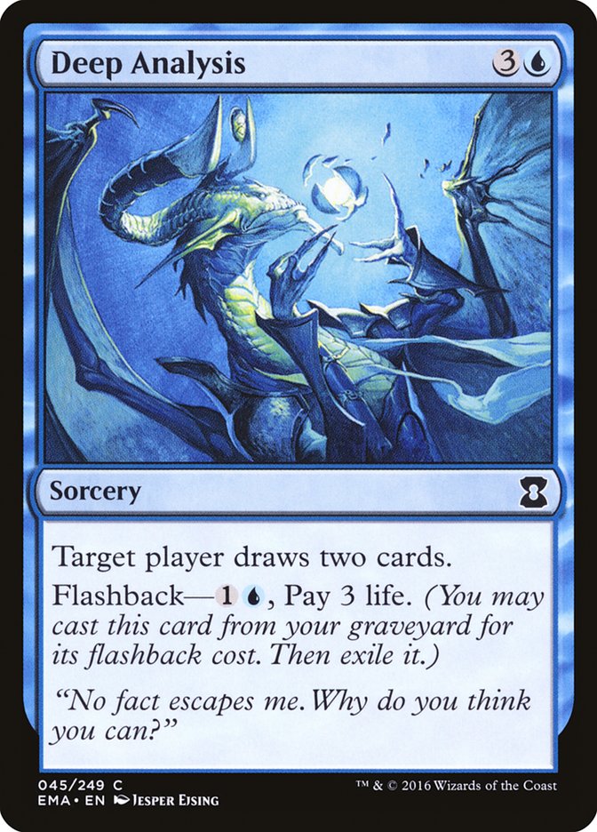 Deep Analysis [Eternal Masters] MTG Single Magic: The Gathering | Red Claw Gaming