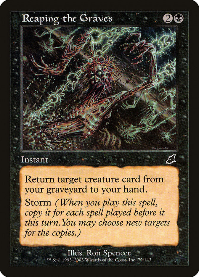 Reaping the Graves [Scourge] MTG Single Magic: The Gathering | Red Claw Gaming