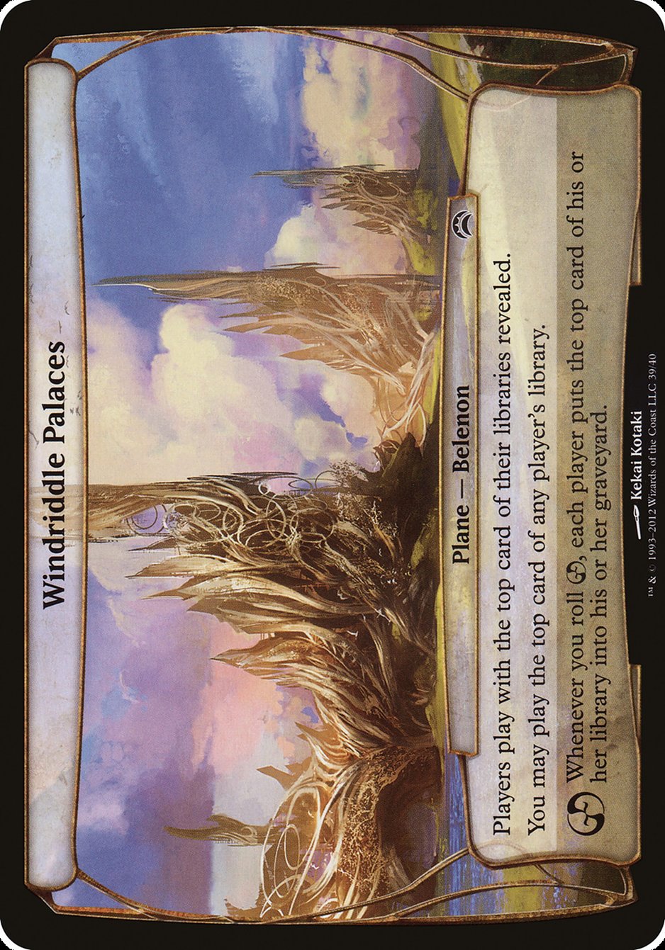 Windriddle Palaces (Planes) [Planechase 2012 Planes] MTG Single Magic: The Gathering | Red Claw Gaming