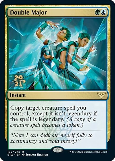 Double Major [Strixhaven: School of Mages Prerelease Promos] MTG Single Magic: The Gathering | Red Claw Gaming