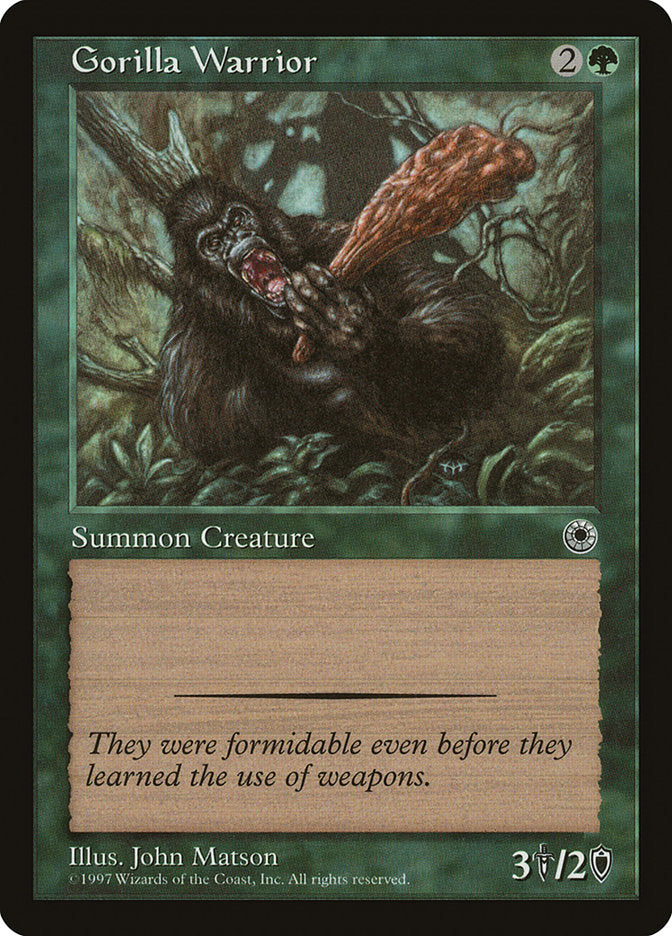 Gorilla Warrior [Portal] MTG Single Magic: The Gathering | Red Claw Gaming