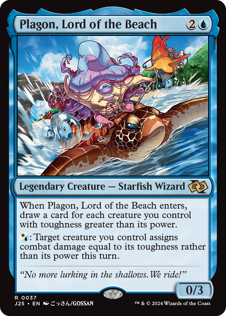 Plagon, Lord of the Beach (Anime) [Foundations Jumpstart] MTG Single Magic: The Gathering | Red Claw Gaming