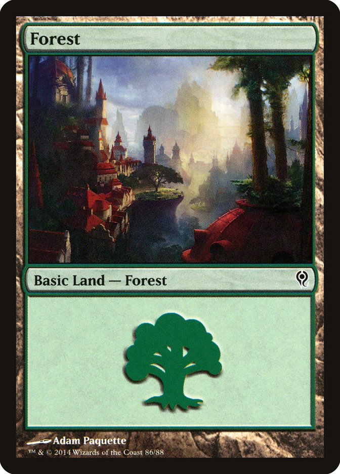Forest (86) [Duel Decks: Jace vs. Vraska] MTG Single Magic: The Gathering    | Red Claw Gaming