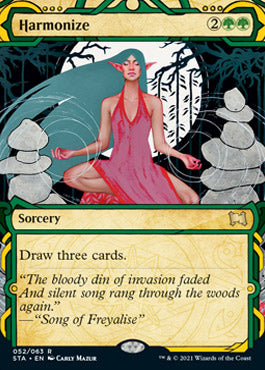Harmonize (Foil Etched) [Strixhaven: Mystical Archive] MTG Single Magic: The Gathering | Red Claw Gaming