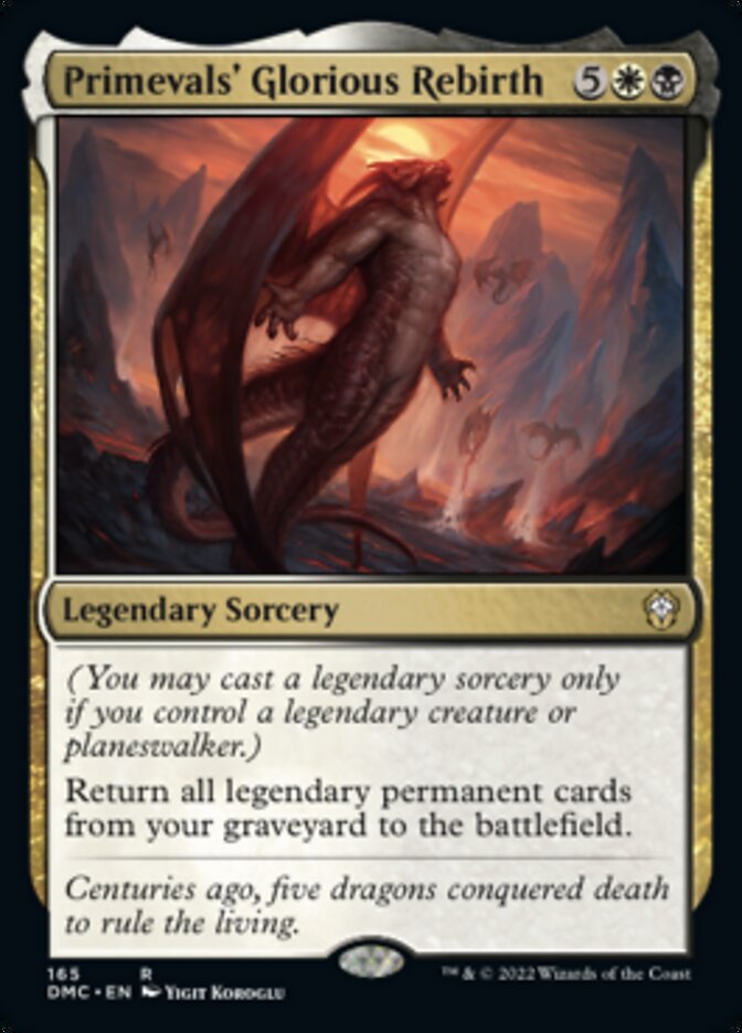 Primevals' Glorious Rebirth [Dominaria United Commander] MTG Single Magic: The Gathering | Red Claw Gaming