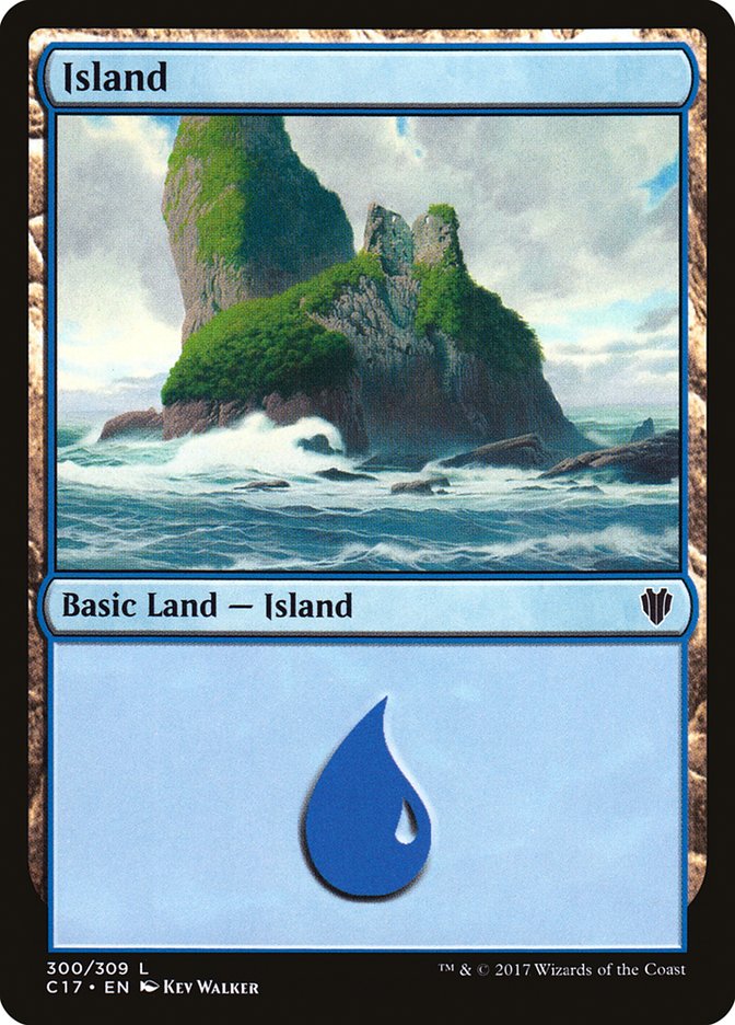 Island (300) [Commander 2017] MTG Single Magic: The Gathering | Red Claw Gaming
