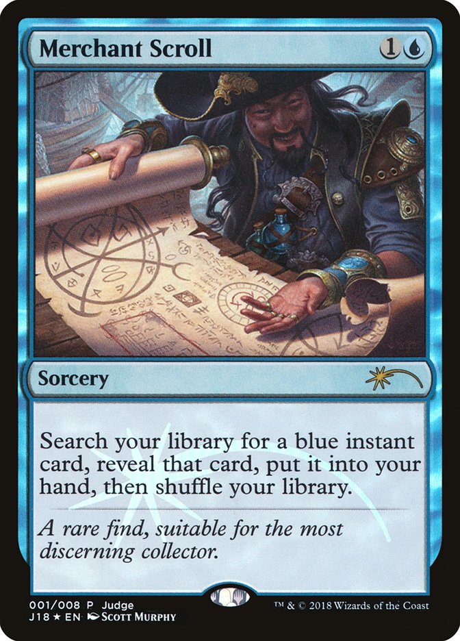 Merchant Scroll [Judge Gift Cards 2018] MTG Single Magic: The Gathering | Red Claw Gaming
