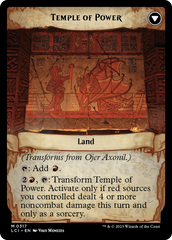 Ojer Axonil, Deepest Might // Temple of Power (Showcase) [The Lost Caverns of Ixalan] MTG Single Magic: The Gathering    | Red Claw Gaming