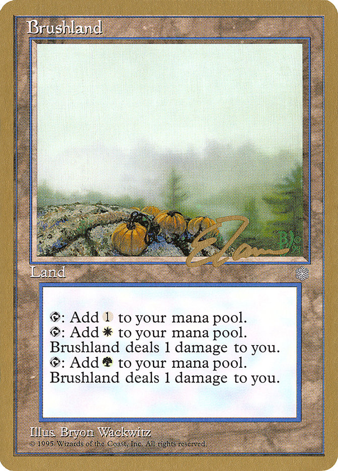 Brushland (Eric Tam) [Pro Tour Collector Set] MTG Single Magic: The Gathering | Red Claw Gaming
