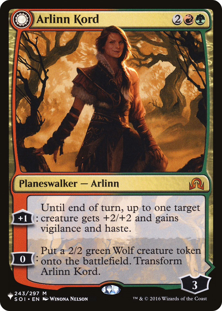 Arlinn Kord // Arlinn, Embraced by the Moon [Secret Lair: From Cute to Brute] MTG Single Magic: The Gathering | Red Claw Gaming