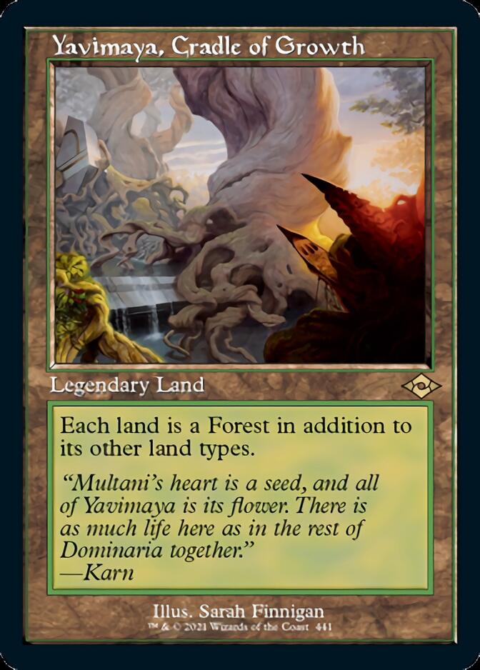Yavimaya, Cradle of Growth (Retro) [Modern Horizons 2] MTG Single Magic: The Gathering | Red Claw Gaming