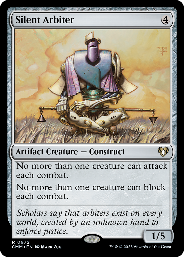 Silent Arbiter [Commander Masters] MTG Single Magic: The Gathering | Red Claw Gaming