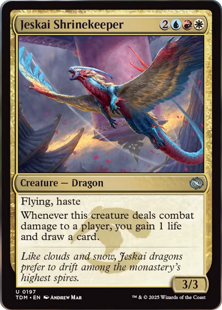 Jeskai Shrinekeeper [Tarkir: Dragonstorm] MTG Single Magic: The Gathering | Red Claw Gaming