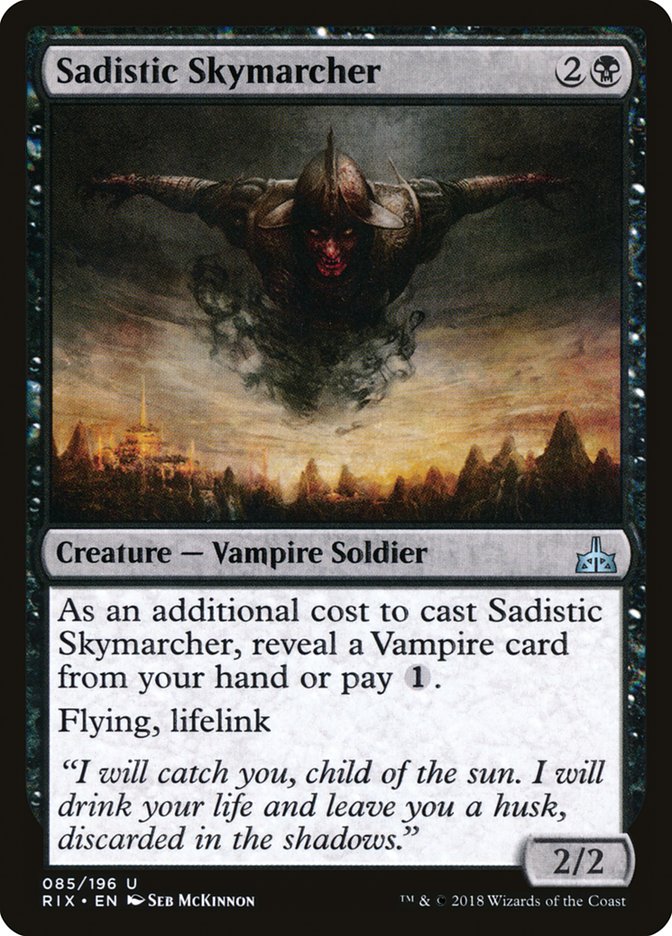 Sadistic Skymarcher [Rivals of Ixalan] MTG Single Magic: The Gathering | Red Claw Gaming