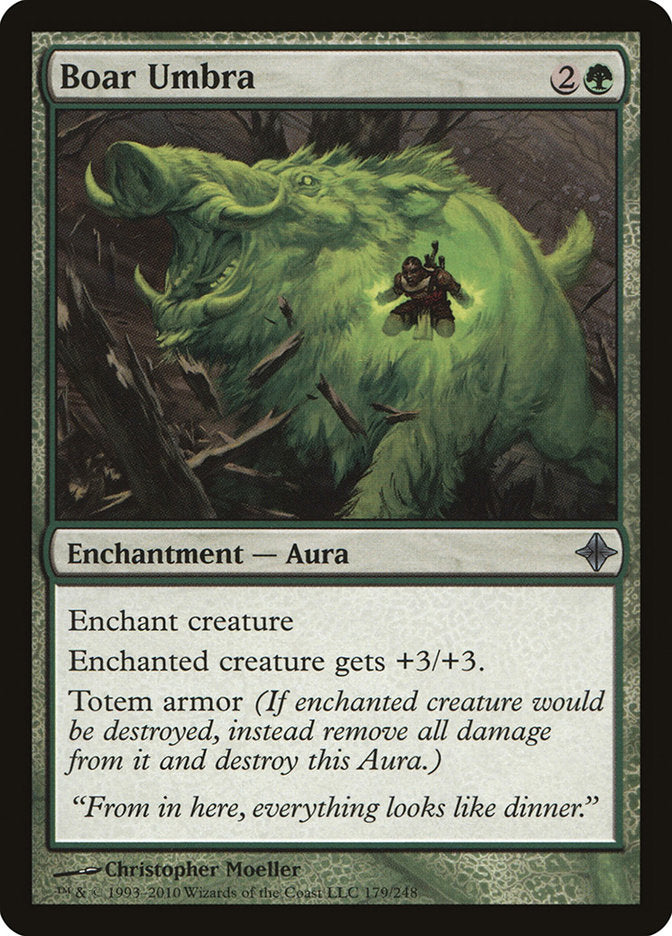 Boar Umbra [Rise of the Eldrazi] MTG Single Magic: The Gathering | Red Claw Gaming