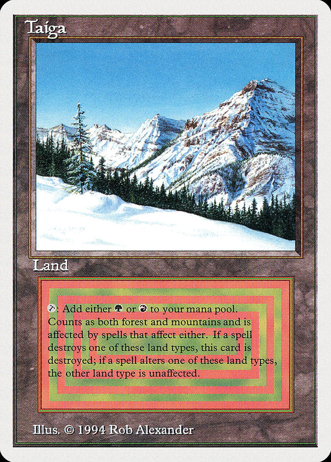 Taiga [Summer Magic / Edgar] MTG Single Magic: The Gathering | Red Claw Gaming