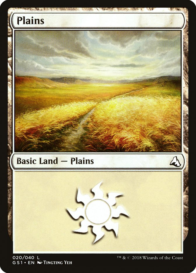 Plains (20) [Global Series Jiang Yanggu & Mu Yanling] MTG Single Magic: The Gathering | Red Claw Gaming
