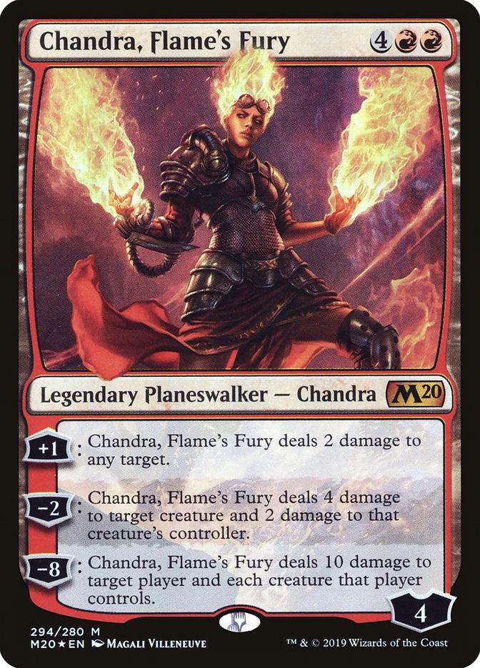 Chandra, Flame's Fury [Core Set 2020] MTG Single Magic: The Gathering | Red Claw Gaming