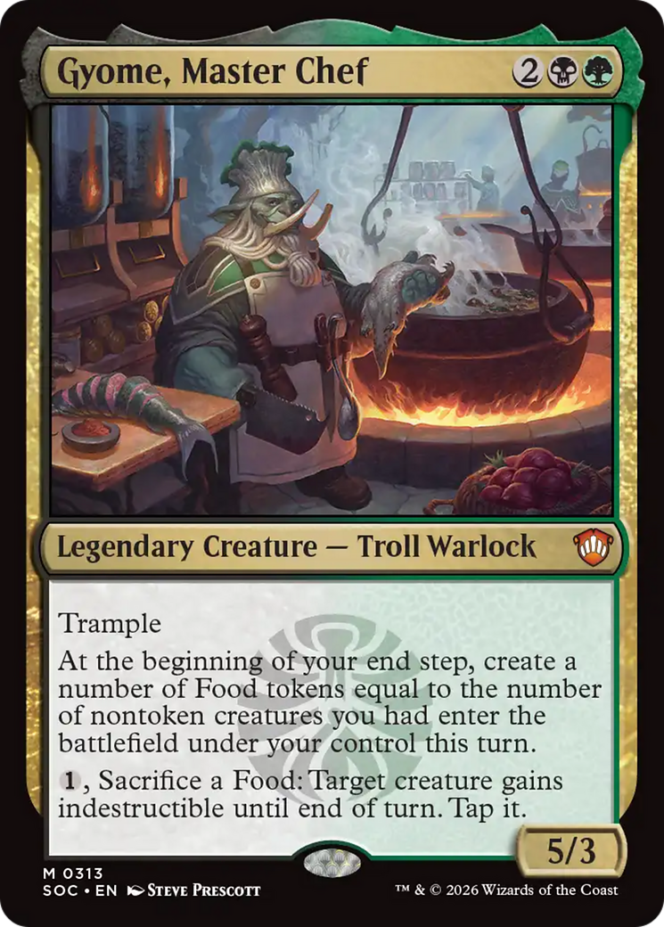 Gyome, Master Chef [Secrets of Strixhaven Commander] MTG Single Magic: The Gathering | Red Claw Gaming