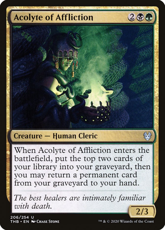 Acolyte of Affliction [Theros Beyond Death] MTG Single Magic: The Gathering | Red Claw Gaming