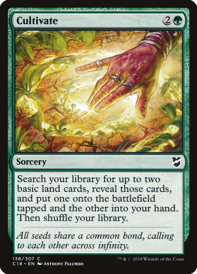 Cultivate [Commander 2018] MTG Single Magic: The Gathering | Red Claw Gaming