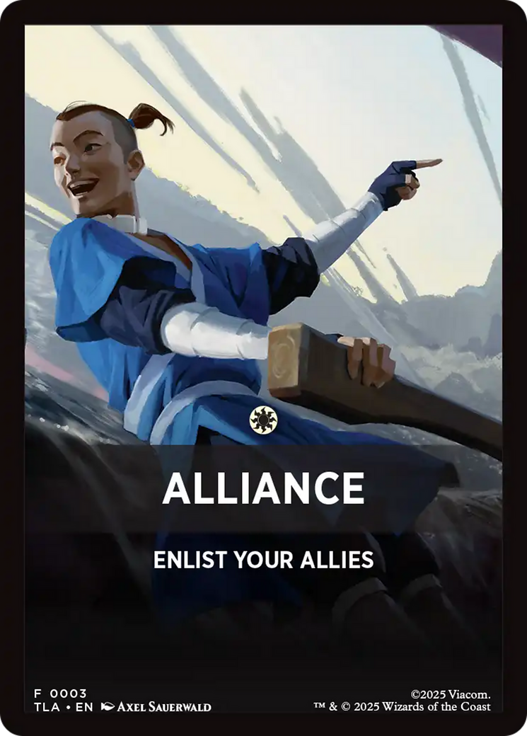 Alliance Theme Card [Avatar: The Last Airbender Tokens] | Red Claw Gaming