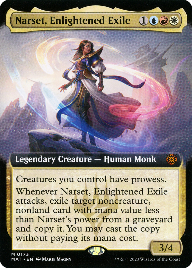 Narset, Enlightened Exile (Extended Art) [March of the Machine: The Aftermath] MTG Single Magic: The Gathering | Red Claw Gaming