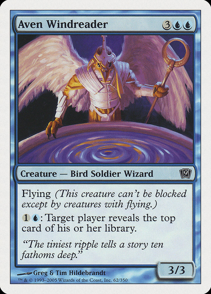 Aven Windreader [Ninth Edition] MTG Single Magic: The Gathering | Red Claw Gaming