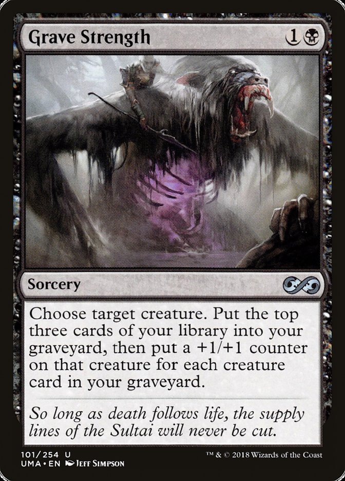 Grave Strength [Ultimate Masters] MTG Single Magic: The Gathering | Red Claw Gaming