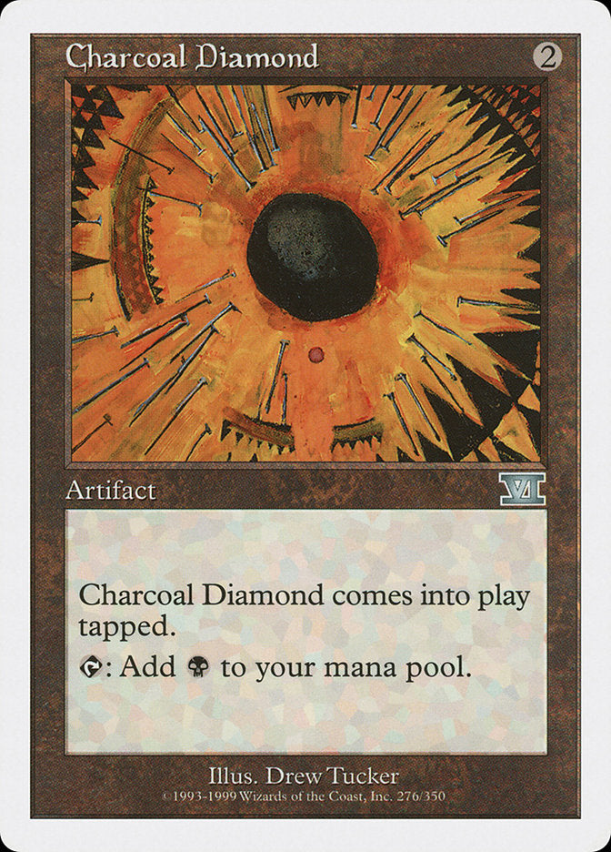 Charcoal Diamond [Classic Sixth Edition] MTG Single Magic: The Gathering | Red Claw Gaming