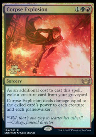 Corpse Explosion [Streets of New Capenna Prerelease Promos] MTG Single Magic: The Gathering | Red Claw Gaming