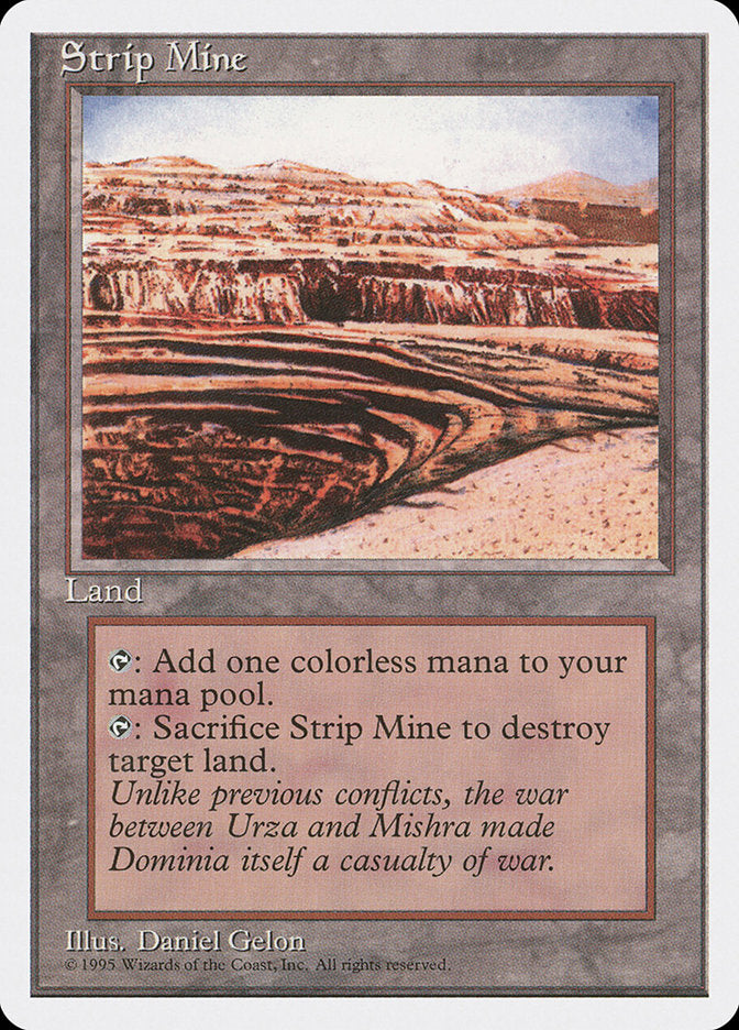 Strip Mine [Fourth Edition] MTG Single Magic: The Gathering | Red Claw Gaming