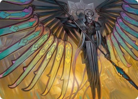 Paragon of Modernity Art Card [Streets of New Capenna Art Series] MTG Single Magic: The Gathering | Red Claw Gaming