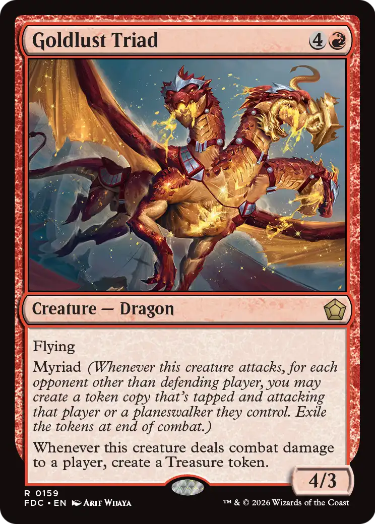 Goldlust Triad [Foundations Commander] MTG Single Magic: The Gathering | Red Claw Gaming