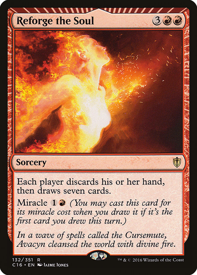 Reforge the Soul [Commander 2016] MTG Single Magic: The Gathering | Red Claw Gaming