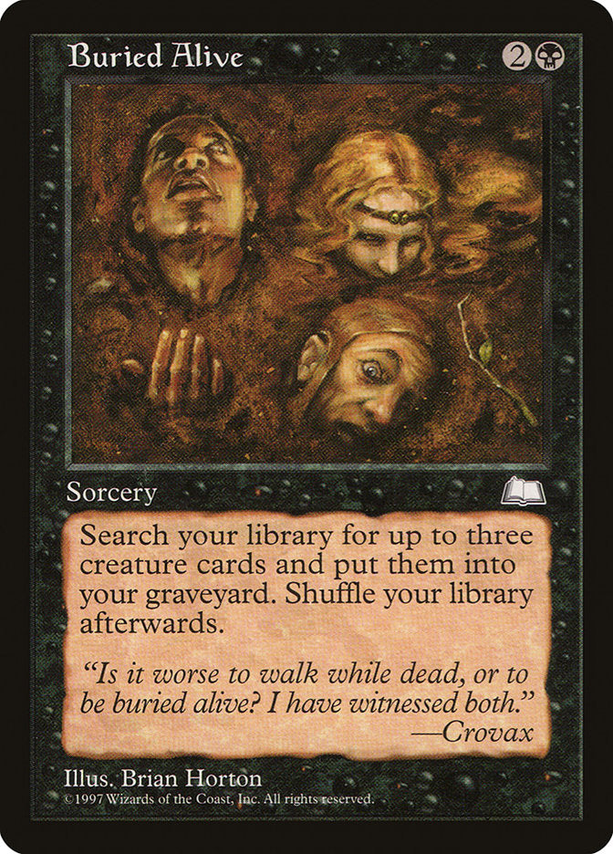 Buried Alive [Weatherlight] MTG Single Magic: The Gathering | Red Claw Gaming
