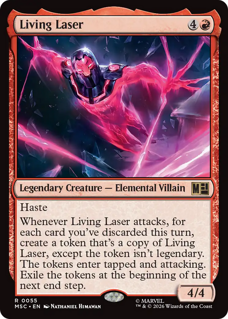 Living Laser [Marvel Super Heroes Commander] MTG Single Magic: The Gathering | Red Claw Gaming