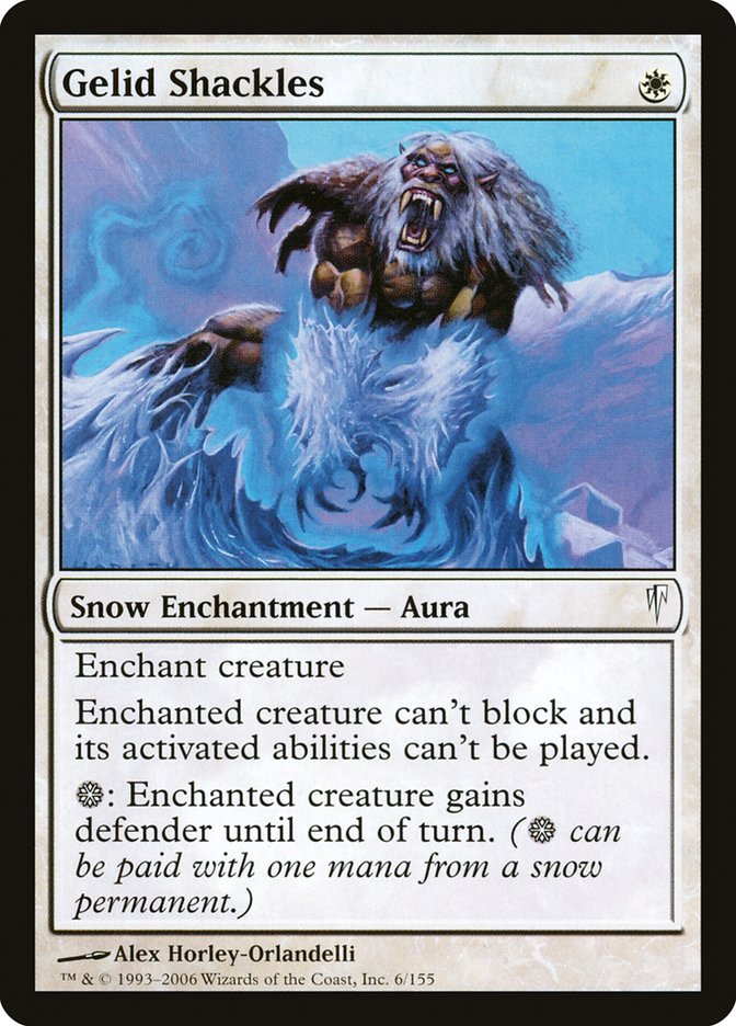 Gelid Shackles [Coldsnap] MTG Single Magic: The Gathering | Red Claw Gaming