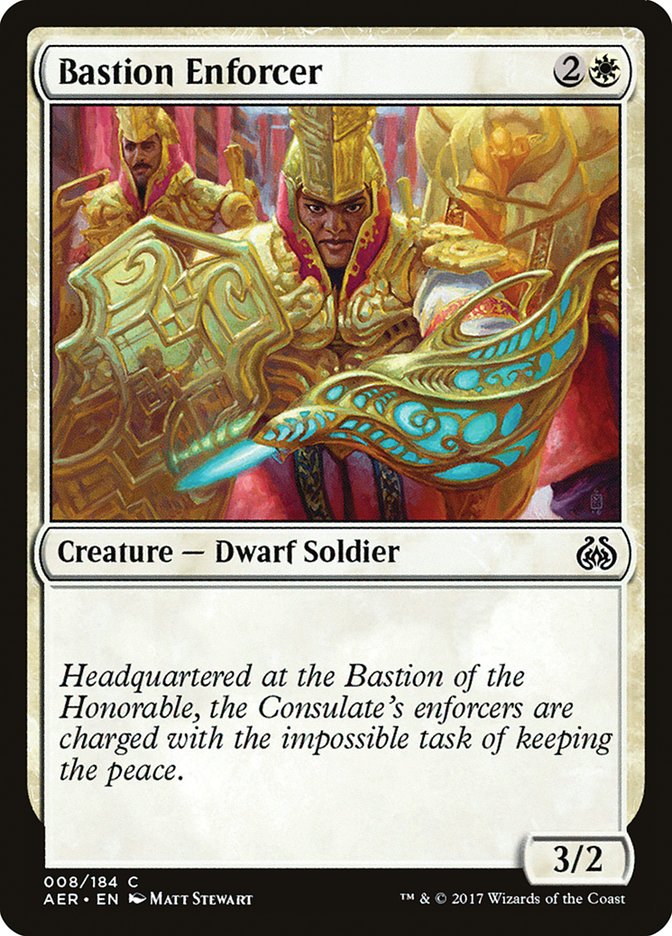 Bastion Enforcer [Aether Revolt] MTG Single Magic: The Gathering | Red Claw Gaming