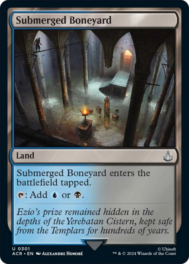 Submerged Boneyard [Assassin's Creed] MTG Single Magic: The Gathering | Red Claw Gaming