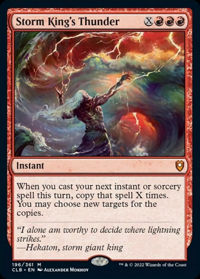 Storm King's Thunder [Commander Legends: Battle for Baldur's Gate] MTG Single Magic: The Gathering | Red Claw Gaming