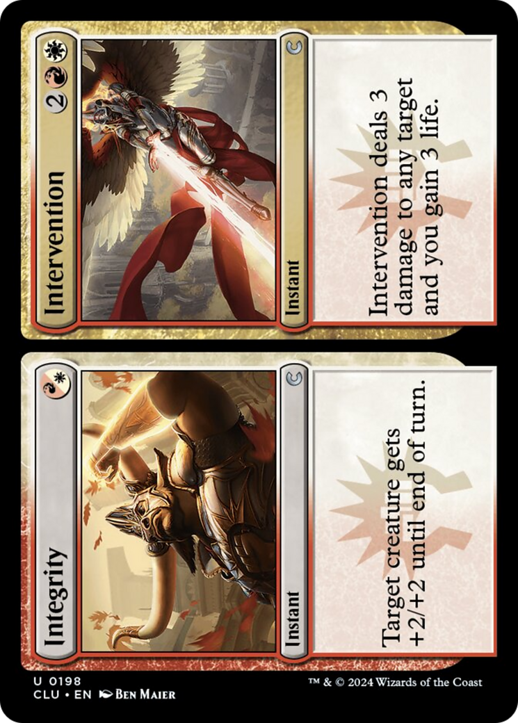Integrity // Intervention [Ravnica: Clue Edition] MTG Single Magic: The Gathering | Red Claw Gaming