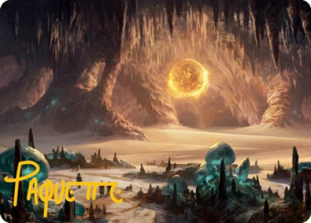 Plains (265) Art Card (Gold-Stamped Signature) [Dungeons & Dragons: Adventures in the Forgotten Realms Art Series] MTG Single Magic: The Gathering | Red Claw Gaming