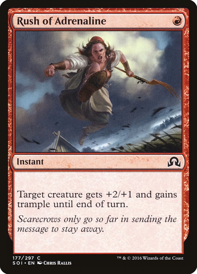 Rush of Adrenaline [Shadows over Innistrad] MTG Single Magic: The Gathering | Red Claw Gaming